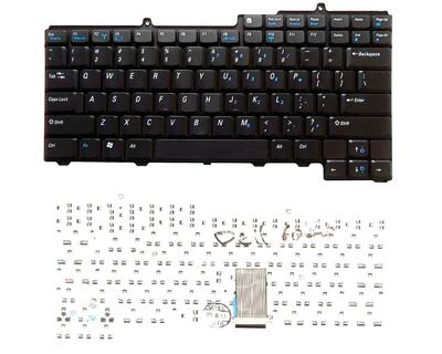 Клавиатура для ноутбука Dell Inspiron (6000, 6000D, 9200, 9300, 9300S, XPS M170, Inspiron XPS Generation 2) Black, RU
