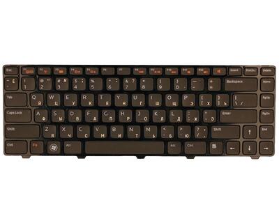 Клавіатура для ноутбука Dell Vostro 1440, 1450, 1540, 1550, 3450, 3550, V131, Inspiron 14R, 7520, N4050, N4110, M5040, M5050, N5040, N5050, XPS 15 (L501x, L502x) Black, (Black Frame) RU - фото 2