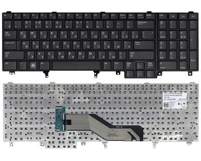 Клавіатура для ноутбука Dell Latitude (E6520, E6530, E6540) Black, RU