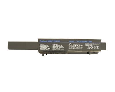 Посилена акумуляторна батарея для ноутбука Dell N856P Studio 1745 11.1V Black 6600mAh OEM