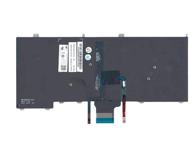 Клавиатура для ноутбука Dell Latitude (E7440) с подсветкой (Light), с указателем (Point Stick) Black, RU - фото 3
