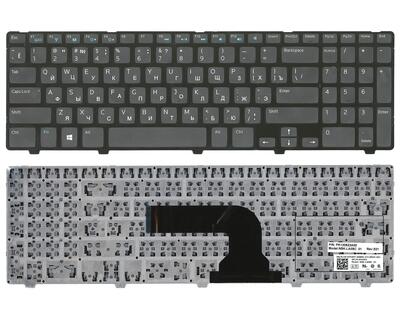 Клавіатура для ноутбука Dell Inspiron (3521, 5521, 3537, 5537) Black, (Black Frame), RU - фото 5