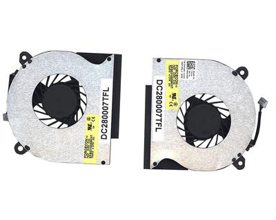 Вентилятор для ноутбука Dell Latitude E6400, E6410, E6500, E6510, Asus U43, 5V 0.5A 4-pin Forcecon