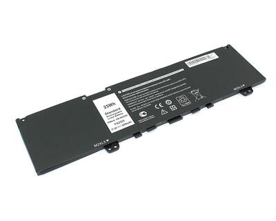 Акумуляторна батарея для ноутбука Dell F62G0 Inspiron 13 7373 11.4V Black 2200mAh OEM