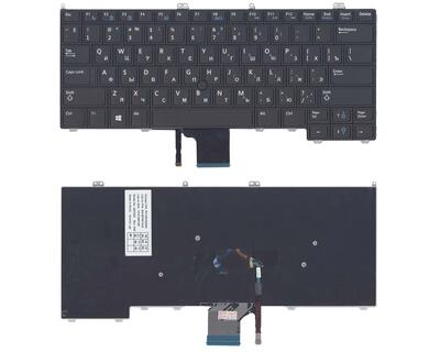 Клавиатура для ноутбука Dell Latitude (E7440), с указателем (Point Stick) Black, RU - фото 5