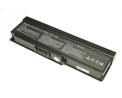 Усиленная аккумуляторная батарея для ноутбука Dell WW116 Inspiron 1420 11.1V Black 6600mAh OEM