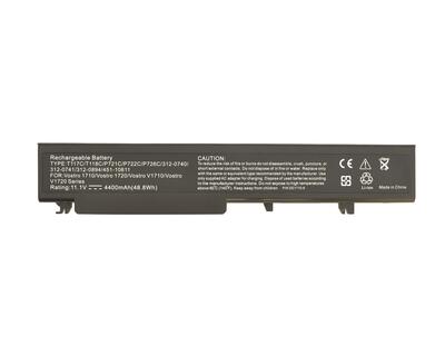 Аккумуляторная батарея для ноутбука Dell T118C Vostro 1710 11.1V Black 4400mAh OEM