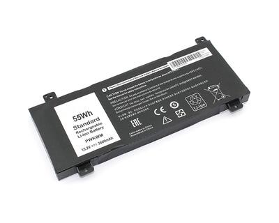 Аккумуляторная батарея для ноутбука Dell 0M6WKR Inspiron 14 7466 15.2V Black 3600mAh OEM - фото 5