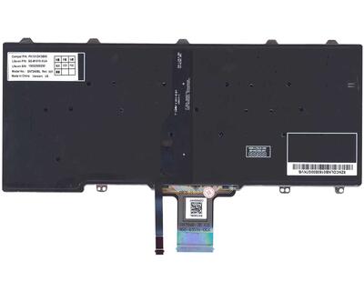 Клавиатура для ноутбука Dell Latitude E5250 E5250T E5270 E7250 E7270, Latitude 13 (7350), XPS 12 9250 Latitude 12 7275 с подсветкой (Light) Black, (No Frame) RU - фото 3