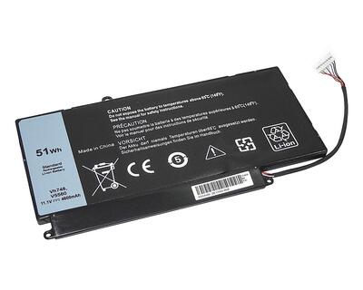 Акумуляторна батарея для ноутбука Dell VH748 Vostro 5560 11.1V Black 4600mAh OEM - фото 5