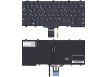 Купить Клавиатура для ноутбука Dell Latitude E5250 E5250T E5270 E7250 E7270, Latitude 13 (7350), XPS 12 9250 Latitude 12 7275 с подсветкой (Light) Black, (No Frame) RU